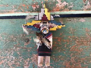 Old / Vintage Hopi Pueblo Kachina / Katsina Doll Polik Mana N R.