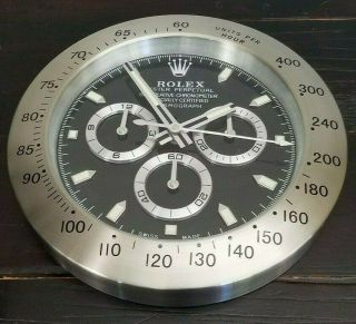 | Rolex Daytona Dealers Display Clock A6409 Rare