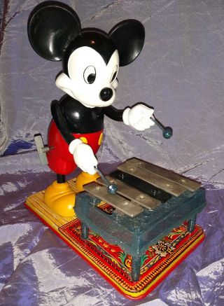 Vintage Mickey The Musician I Play The Xylophone Orig Box Cond