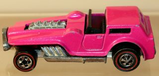 Dte 1973 Hot Wheels Redline 6979 Fluorescent Pink Hiway Robber W/black Int