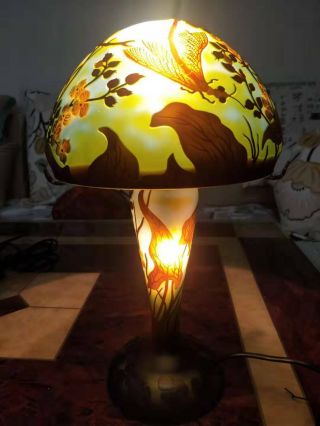 . Emile Galle Lamp Dragonfly