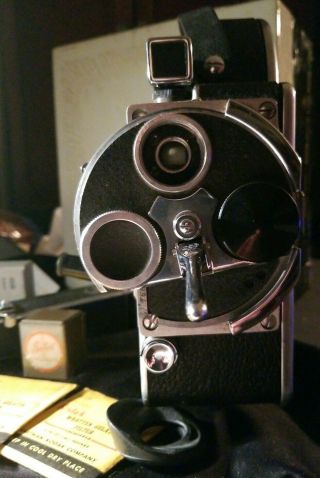 Bolex Paillard 16mm Film Camera Vintage heavy - duty movie camera Winds & Runs 3