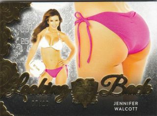 2019 Benchwarmer 25 Years Jennifer Walcott Gold Foil Looking Back Butt Card /10