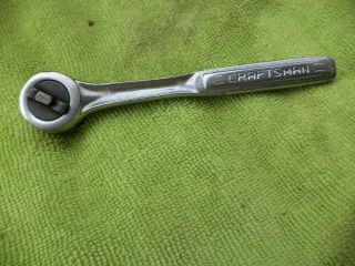 Vintage Craftsman V Series 1/4 Drive Ratchet With Thumb Wheel And Patent Numbers