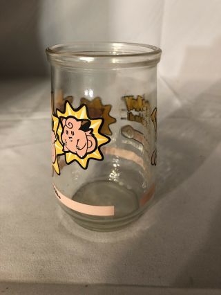 Pokemon 66 Clefairy Welchs Jelly Jar Juice Glass 1999 Nintendo Collectible Cup 2