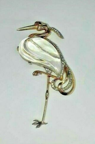 Trifari Jelly Belly Stork Alfred Philippe 1940 