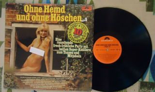 Ohne Hemd Und Ohne Hoschen Lp Nude Cheesecake Cover 1976 German Pop M/m -