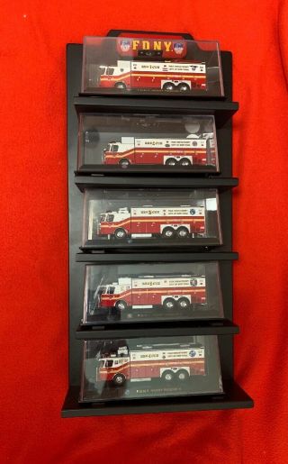 Code 3 Fdny Heavy Rescue Display With All 5 Trucks