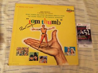 Russ Tamblyn Tom Thumb Soundtrack Signed Vinyl Album Jsa