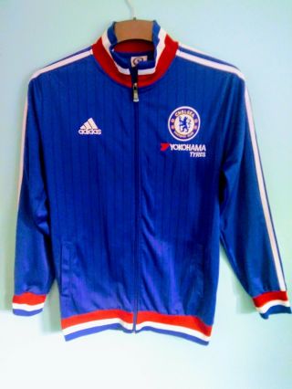 Vintage / Retro Style Chelsea Fc Tracksuit Top - Size Large - Adidas - Perfect