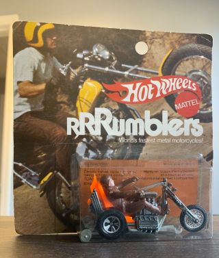 Hot Wheels Rrrumblers Torque Chop Vhtf Orange Blister Pack Moc Redline Era 6049