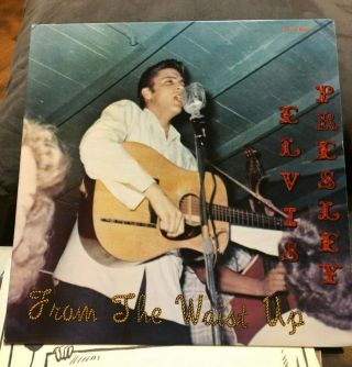 Elvis Presley Lp From The Waist Up Ed Sullivan Shows Golden Archives Records Mt