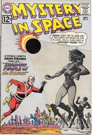 Mystery In Space Comic Book 78,  Dc Comics 1962 Fine