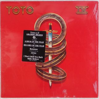 Toto: Toto Iv Us Columbia Fc 37728 Usa Press W/ Shrink Hype “africa” Vinyl Lp