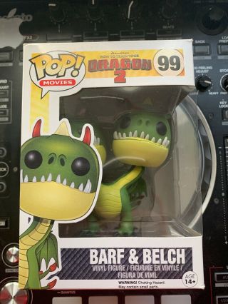 Funko Pop Movies 99 How To Train Your Dragon 2 Barf & Belch Vaulted 2014