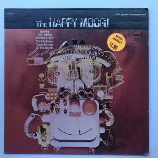 Jean - Jacques Perrey / Harry Breuer Happy Moog Lp Vg,  /nm Synth Electronic