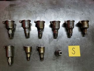Steampunk Vintage Industrial Gits Bros.  Chicago Oil Cups Machine Parts