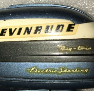 VINTAGE EVINRUDE BIG TWIN ELECTRIC 30 TOY OUTBOARD BOAT MOTOR 2