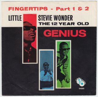 Little Stevie Wonder - Fingertips Pt.  1&2 (tamla 54080) Ps,  Sleeve Classic