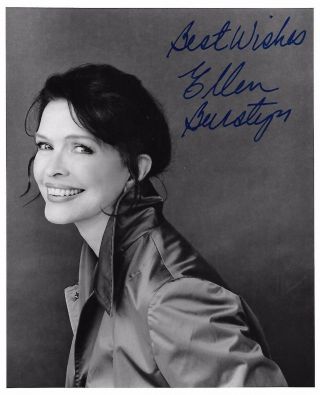 Ellen Burstyn B&w 8x10 Autographed Signed Photo - House Of Cards - The Exorcist