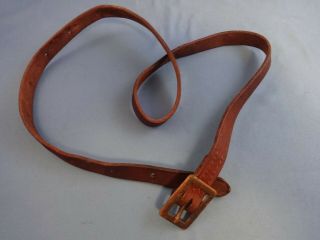 Leather Coat Strap Us Cavalry 1904 Mcclellan Saddle Jqmd Full Length 33 Inch