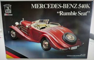 Pocher (k90) 1936 Mercedes - Benz 540k " Rumble Seat " 1:8 Scale - Kit
