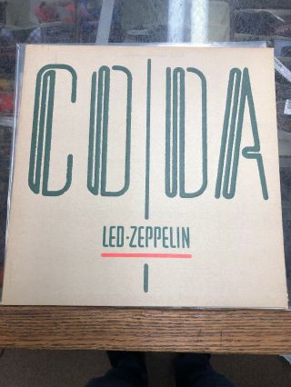 Led Zeppelin Coda Vinyl Record Lp G - 465