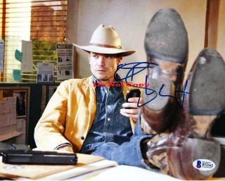 Timothy - Olyphant - Signed - 8x10 - Photo - Justified Signed 8x10 Autographed Photo