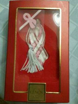 Lenox Gift Of Knowledge Breast Cancer Ornament