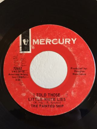Garage PROMO 45 The Painted Ship Frustration on Mercury HEAR 2