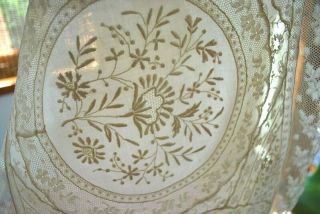 French Antique Normandy And Lace Pillow Case