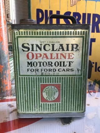 Sinclair Opaline Motor Oil F For Fords 1 Gallon Can
