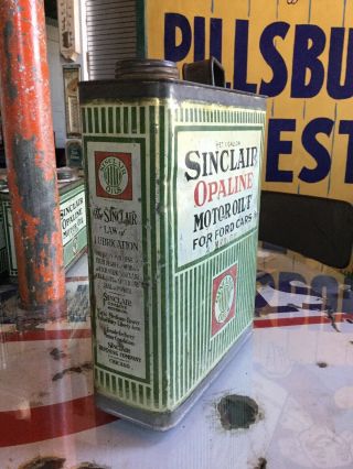 SINCLAIR OPALINE MOTOR OIL F FOR FORDS 1 GALLON CAN 2