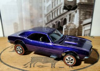 Stunning Rare Hot Wheels Redline Purple Us Camaro 5 Day