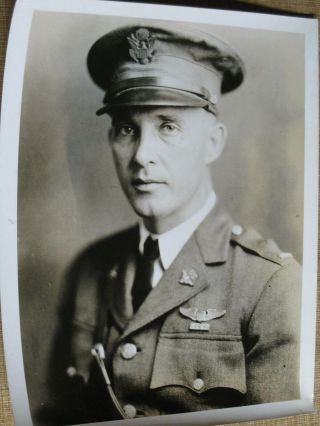 8x10 Photo Air Corps Lieutenant J Paul Richter Fighter Pilot 1929 27