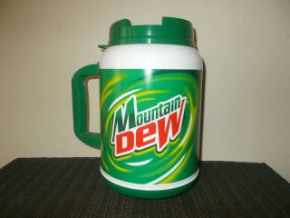 Mountain Dew Soda 64oz Jumbo Plastic Novelty Jug Mm - 64 Whirley Warren Pa
