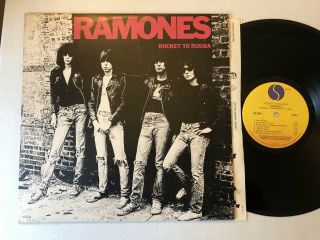 Ramones Vinyl Record Rocket To Russia 1977 Sire Sr 6042