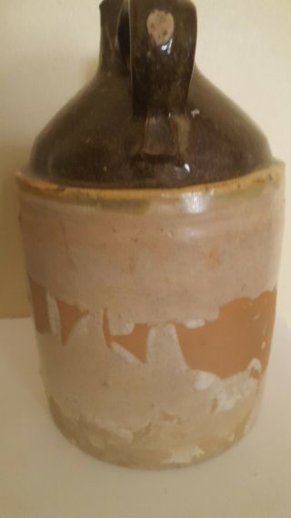 Rare Jack Daniels Lem Motlow Crock Jug Bottle (Half Gallon Size). 3