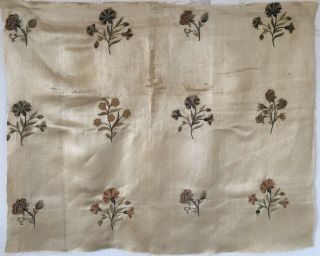 Early 19th C.  French Silk Beauvais Embroidery (2907)