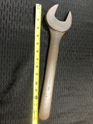 Vintage Williams Engineers Wrench 1 5/8 " Whitworth Standard Williams