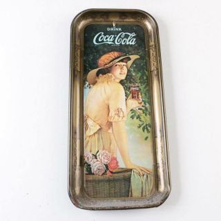 Vintage Coca - Cola Metal Serving Tray.  " Drink Coca - Cola "