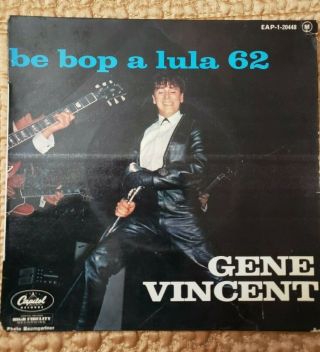 Gene Vincent Ep 45 Capitol Eap 1 20448 Be Bop A Lula 62 Rockabilly France