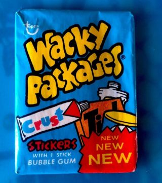 Wacky Packages 6th Series Wax Pack