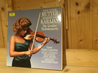 Anne - Sophie Mutter The Great Violin Concertos Orig Dgg 4 Lp Box 415565 - 1