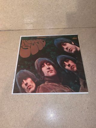 The Beatles " Rubber Soul " 1965 Vinyl Record/lp St 2442 (281)