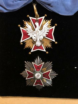 Poland,  Republic,  Order Of The White Eagle Knight Grand Cross Set Of Insignia