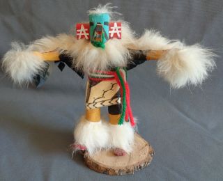 Vintage Native American Indian Kachina Dancer Doll E Eagle Byl Bvl 6.  5 "