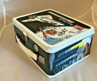 1977 Vintage SPACE SHUTTLE ORBITER ENTERPRISE Metal LUNCH BOX and THERMOS 3