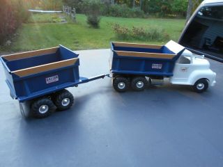 All American Toy Co Dump Truck With Pup Tandem Trailer Limited Edition