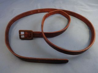 Leather Coat Strap Us Cavalry 1904 Mcclellan Saddle Full Length 45 Inch